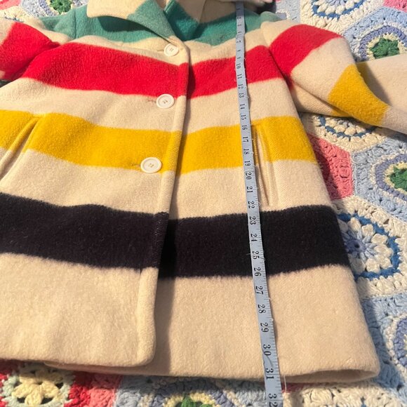 Vintage Iconic Wool Blanket Coat Hudson’s Bay - Picture 13 of 16